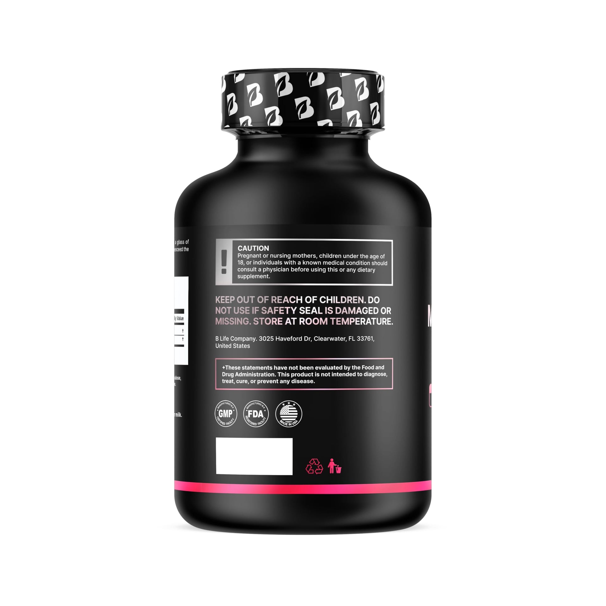 Cápsulas de inositol para SOP y fertilidad B Life Company