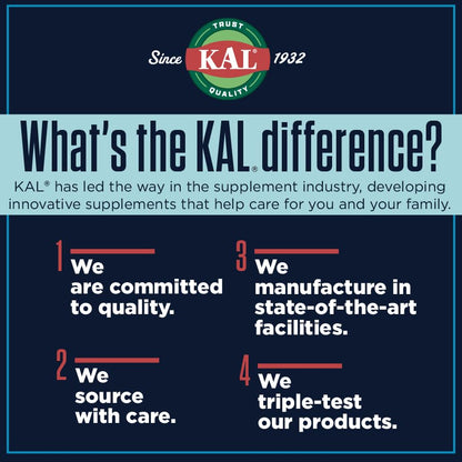 Cápsulas KAL Vitamina K2 MK7 para salud ósea