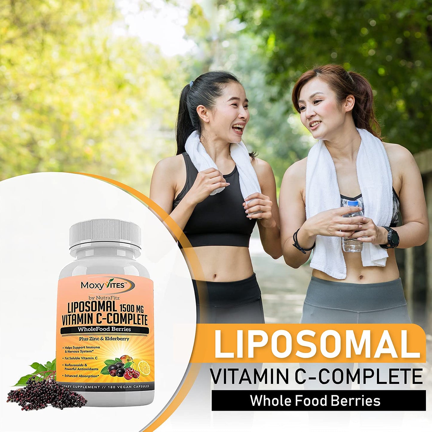 Cápsulas liposomales para soporte inmune y piel saludable MoxyVites