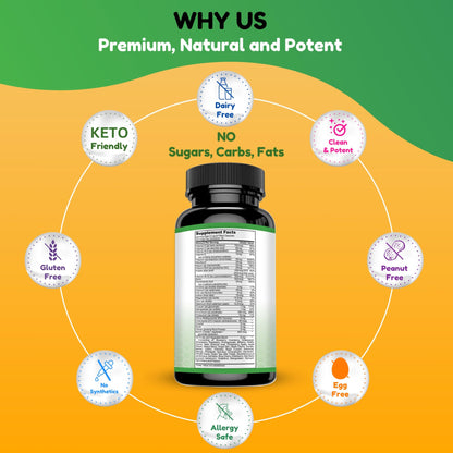 Cápsulas líquidas de multivitaminas halal SHIFAA