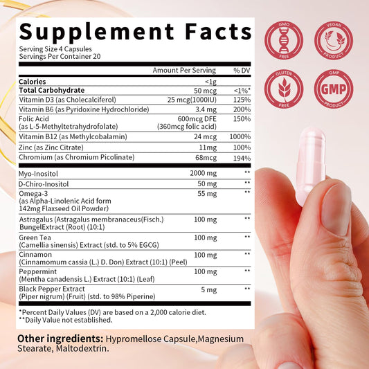 Cápsulas Mulittea para equilibrio hormonal femenino
