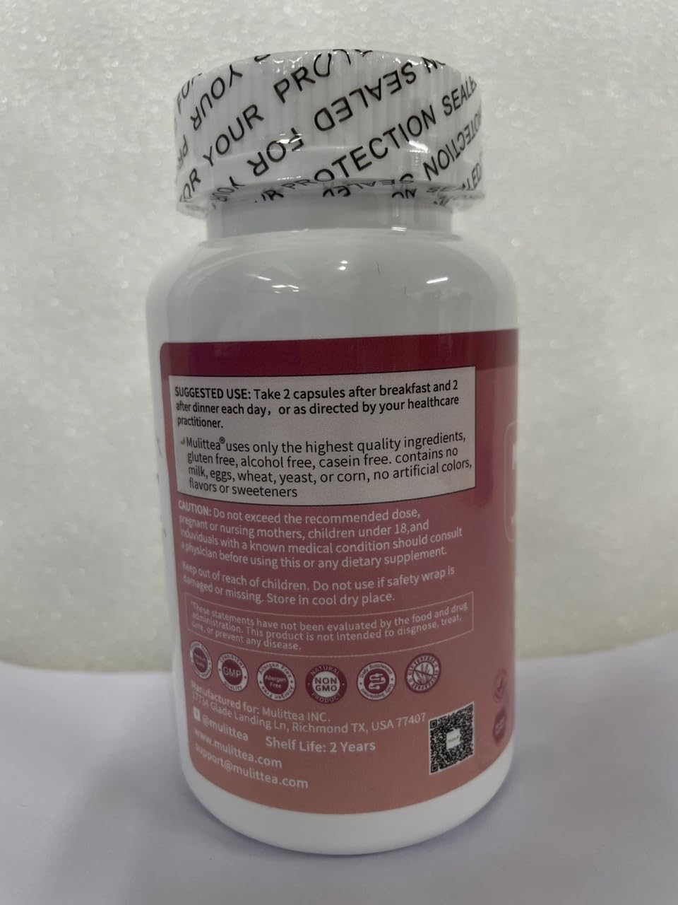 Cápsulas Mulittea con omega-3 para soporte hormonal