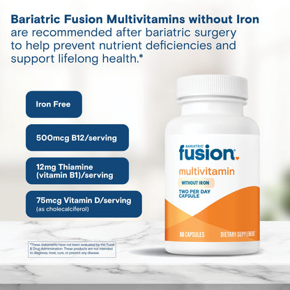 Cápsulas de multivitamina bariátrica Bariatric Fusion