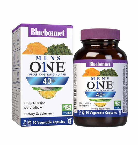 Cápsulas multivitamínicas BlueBonnet para hombres mayores de 40