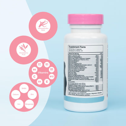Cápsulas multivitamínicas fertilidad Dr. Talbot's Mom