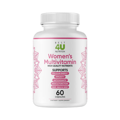 Cápsulas multivitamínicas para mujeres de BEST 4U 60 unidades