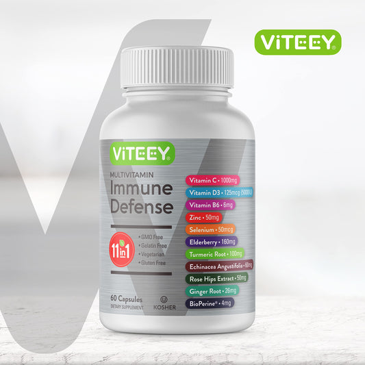 Cápsulas multivitamínicas de soporte inmunitario