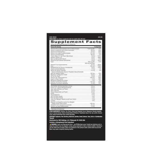 Cápsulas de multivitamínico GNC Mega Men 50 Plus