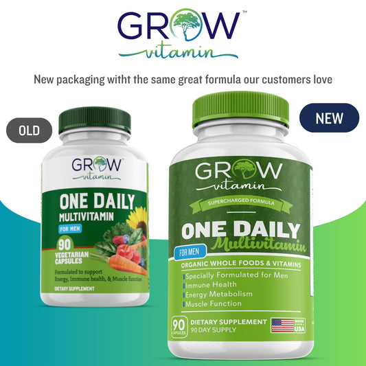 Cápsulas de multivitamínico Grow Vitamin para 3 meses.