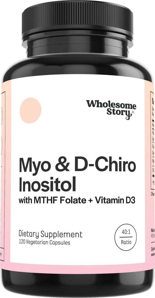 Cápsulas mio-inositol y D-chiro inositol para fertilidad y hormonas