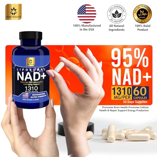 Cápsulas de NAD+ Liposomal para energía y longevidad