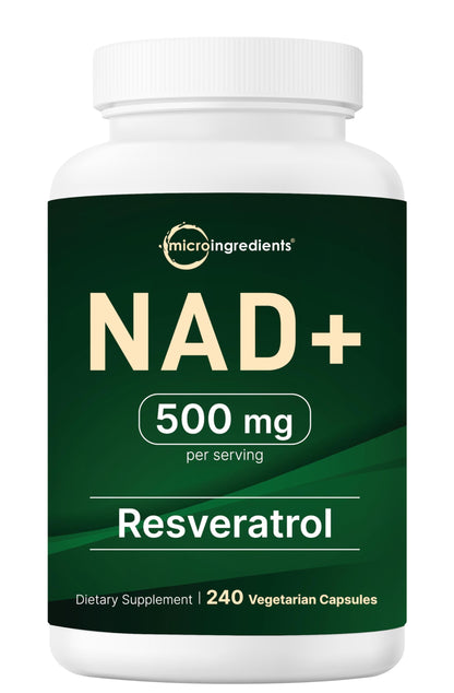 Cápsulas de NAD+ con resveratrol para energía y vitalidad