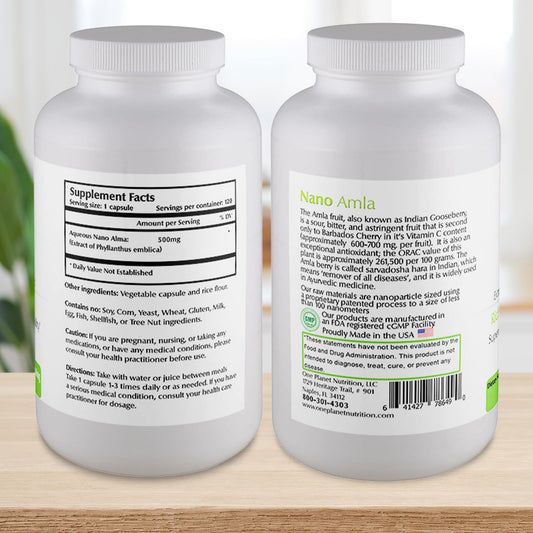Cápsulas de Nano Amla para salud inmunológica y piel