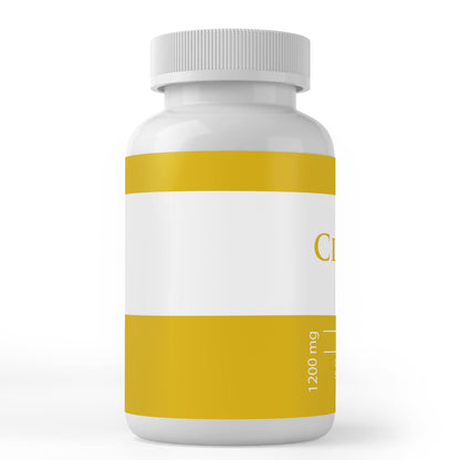 Cápsulas naturales vitamina C y ácido cítrico pura