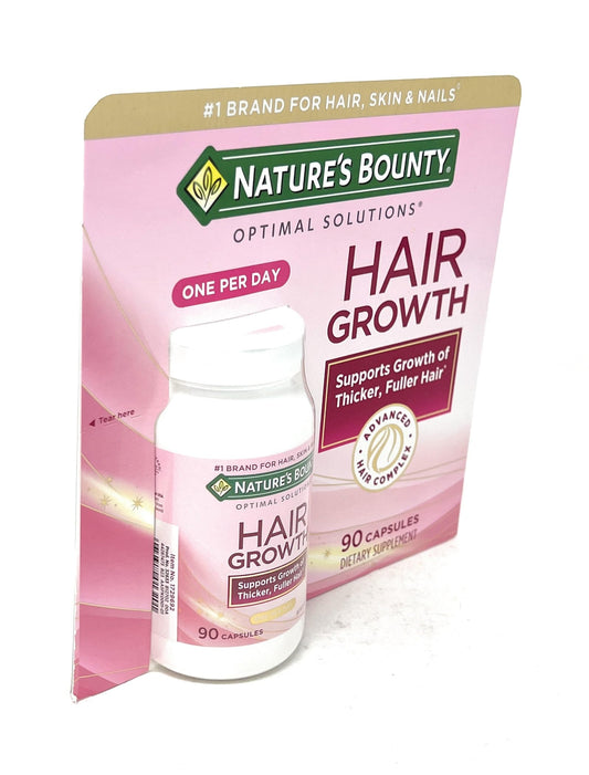 Cápsulas Nature's Bounty biotina para cabello más grueso