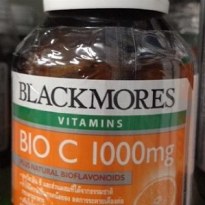 Cápsulas negras Vitaminas Blackmore Bio C 31 unidades