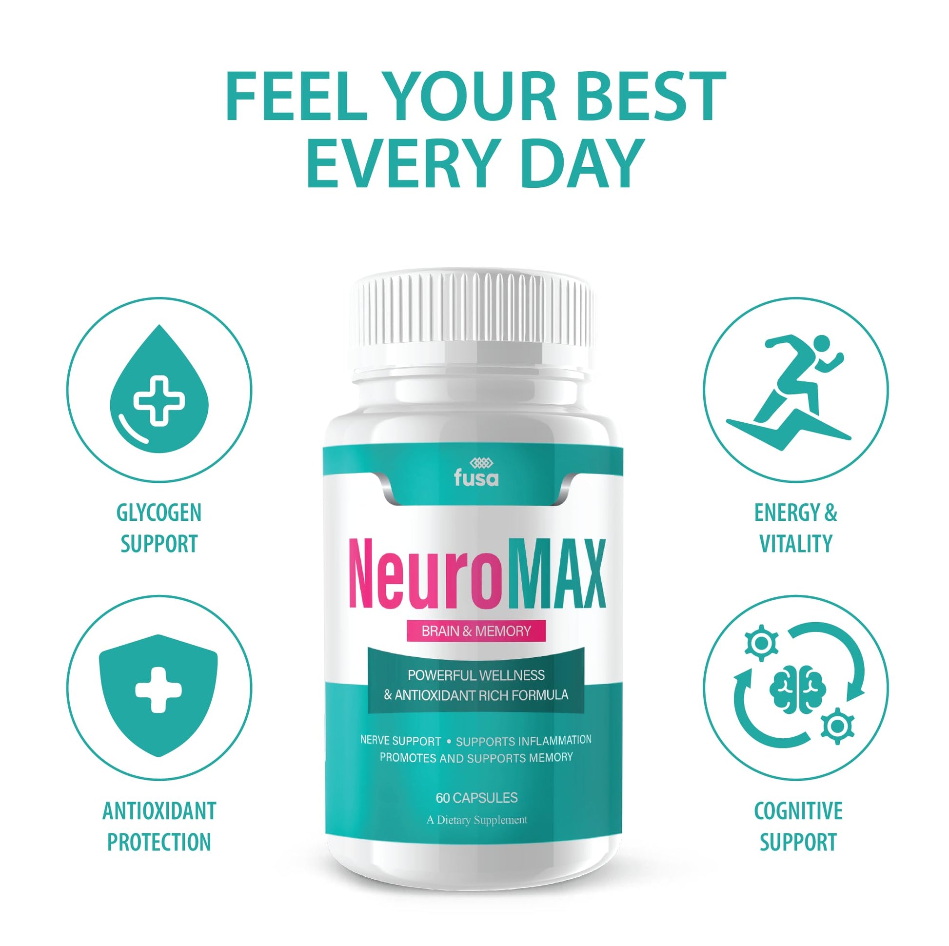 Cápsulas NeuroMax multivitamínico avanzado
