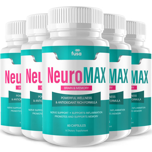 Cápsulas NeuroMax para cerebro y memoria paquete de 5