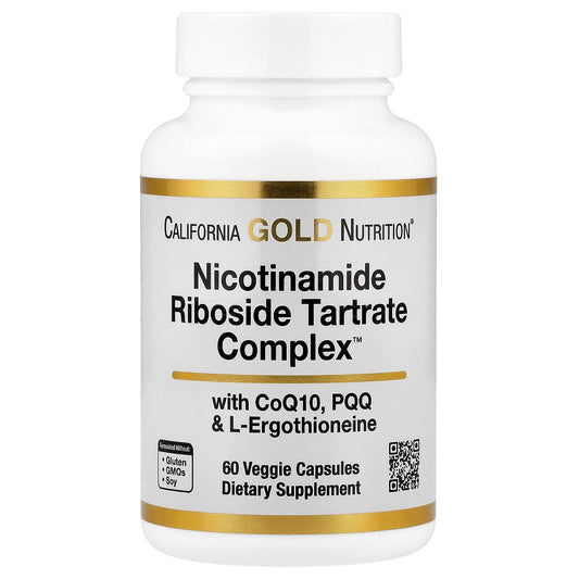 Cápsulas de nicotinamida ribósido tartrato California Gold
