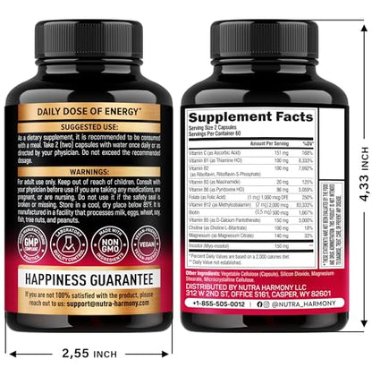 Cápsulas Nutraharmony vitamina B con vitamina C