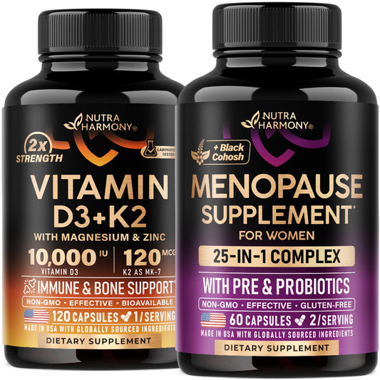 Cápsulas NUTRAHARMONY Vitamina D3 y K2