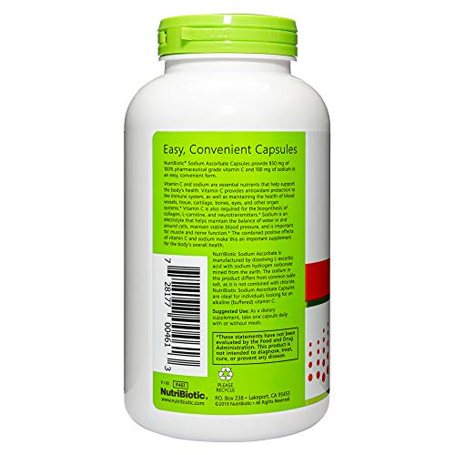 Cápsulas NutriBiotic vista lateral