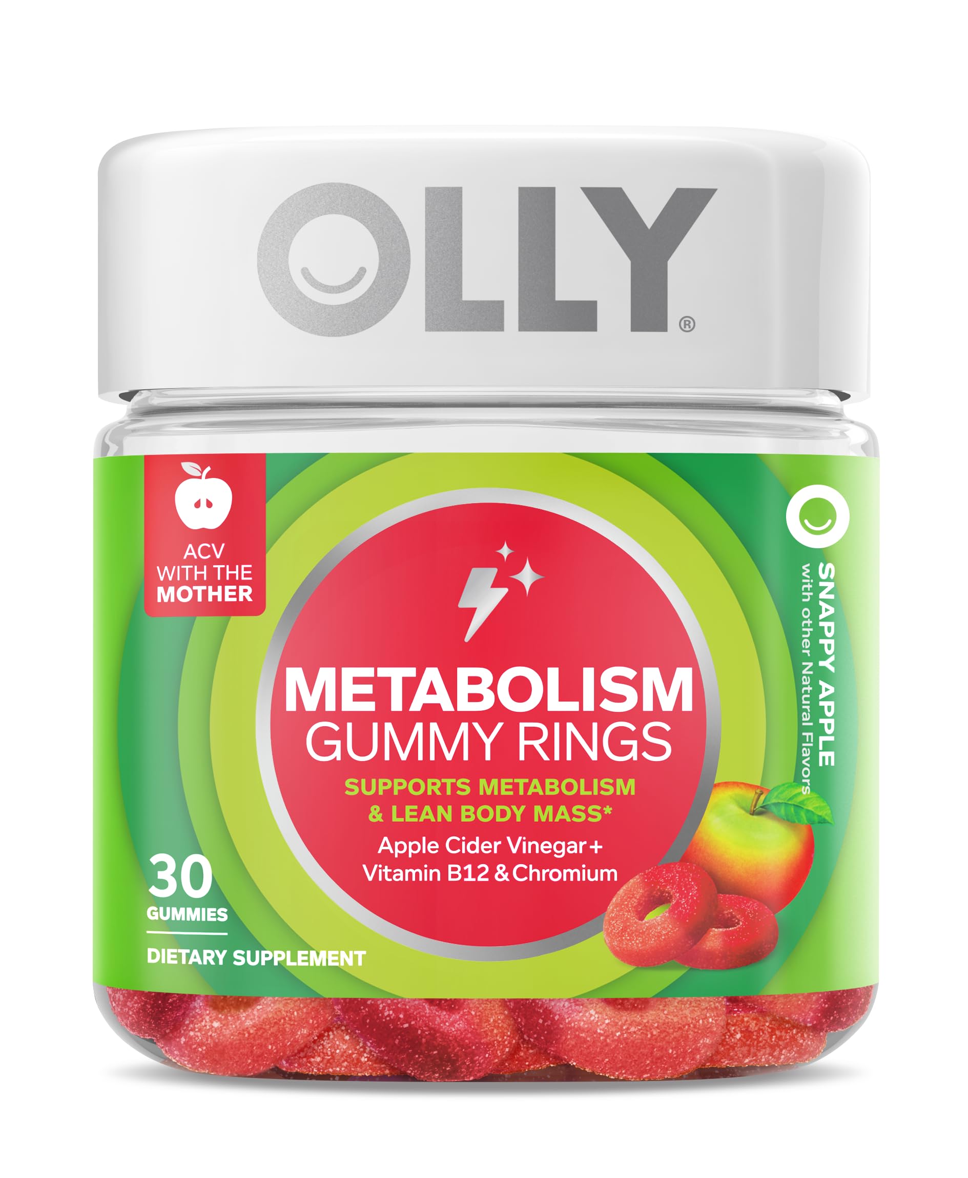Vista de cápsulas OLLY Ultra Fuerza para cabello saludable