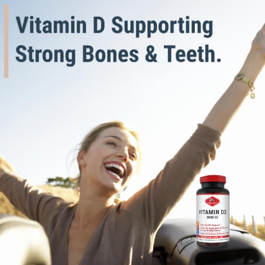 Cápsulas Olympian Labs vitamina D3 apoyo óseo diario