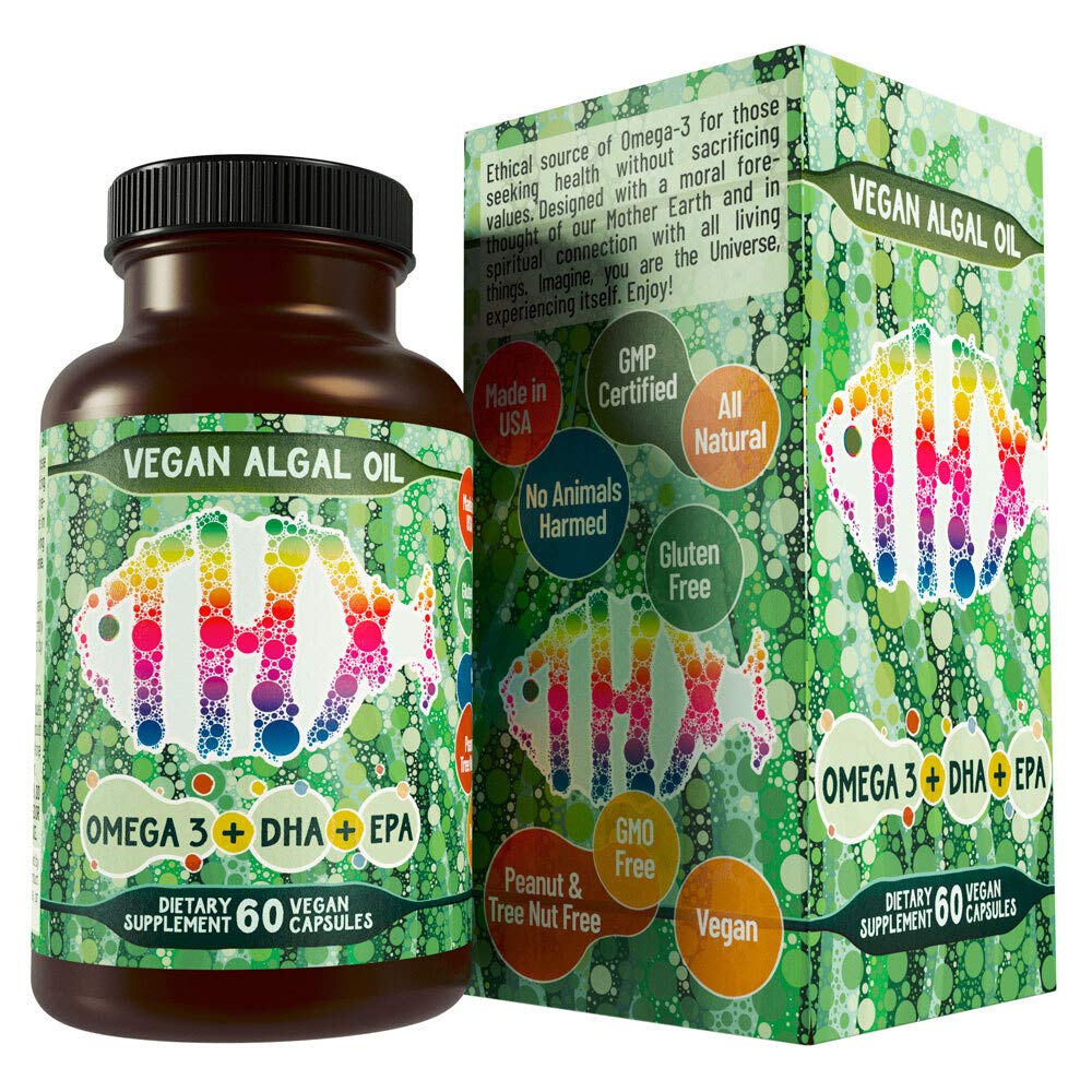 Cápsulas veganas de Omega 3 para apoyo cerebral
