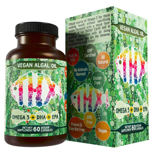 Cápsulas veganas de Omega 3 para apoyo cerebral