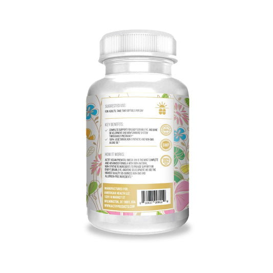 Cápsulas de omega-3 vegano para embarazo Actif alta absorción