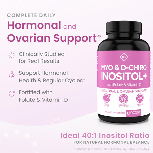 Cápsulas Optify inositol balance hormonal y ovárico