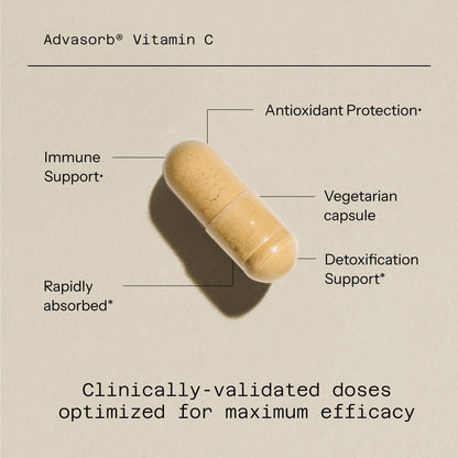 Capsulas pequeña rápida absorción vitamina c sin acidez