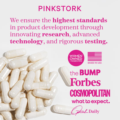 Cápsulas Pink Stork para apoyo hormonal femenino 90 cápsulas