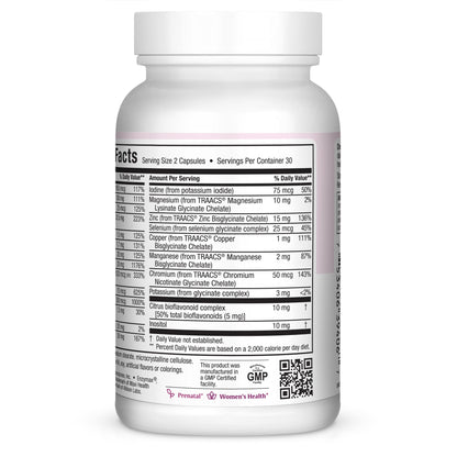 Cápsulas prenatales Maxi Health paquete caja frontal