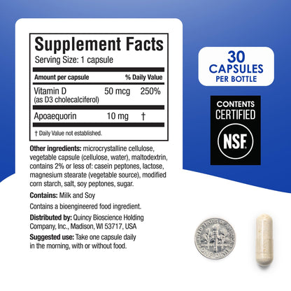 Capsulas Prevagen Fuerza Regular para mejorar la salud cerebral