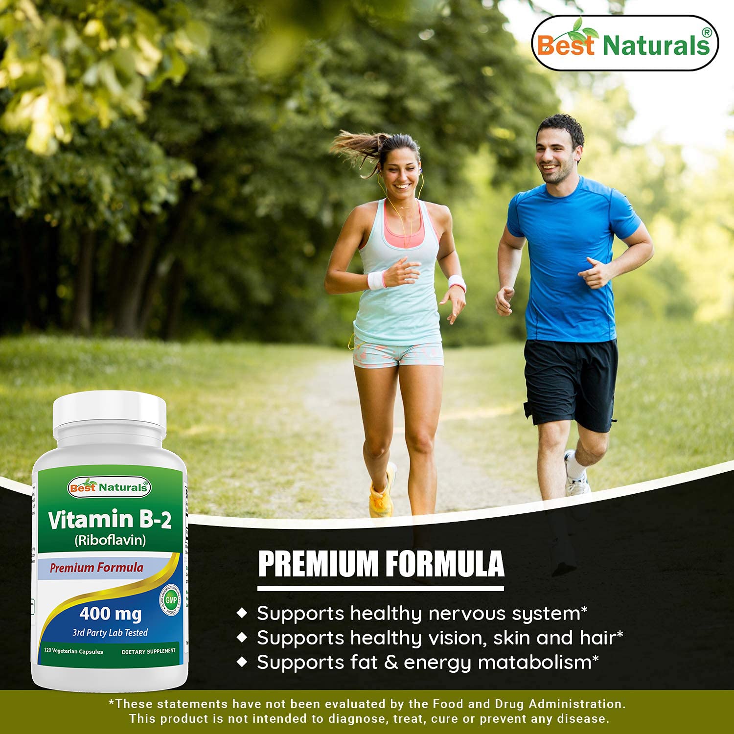 Cápsulas probiótico Best Naturals 10 cepas color blanco