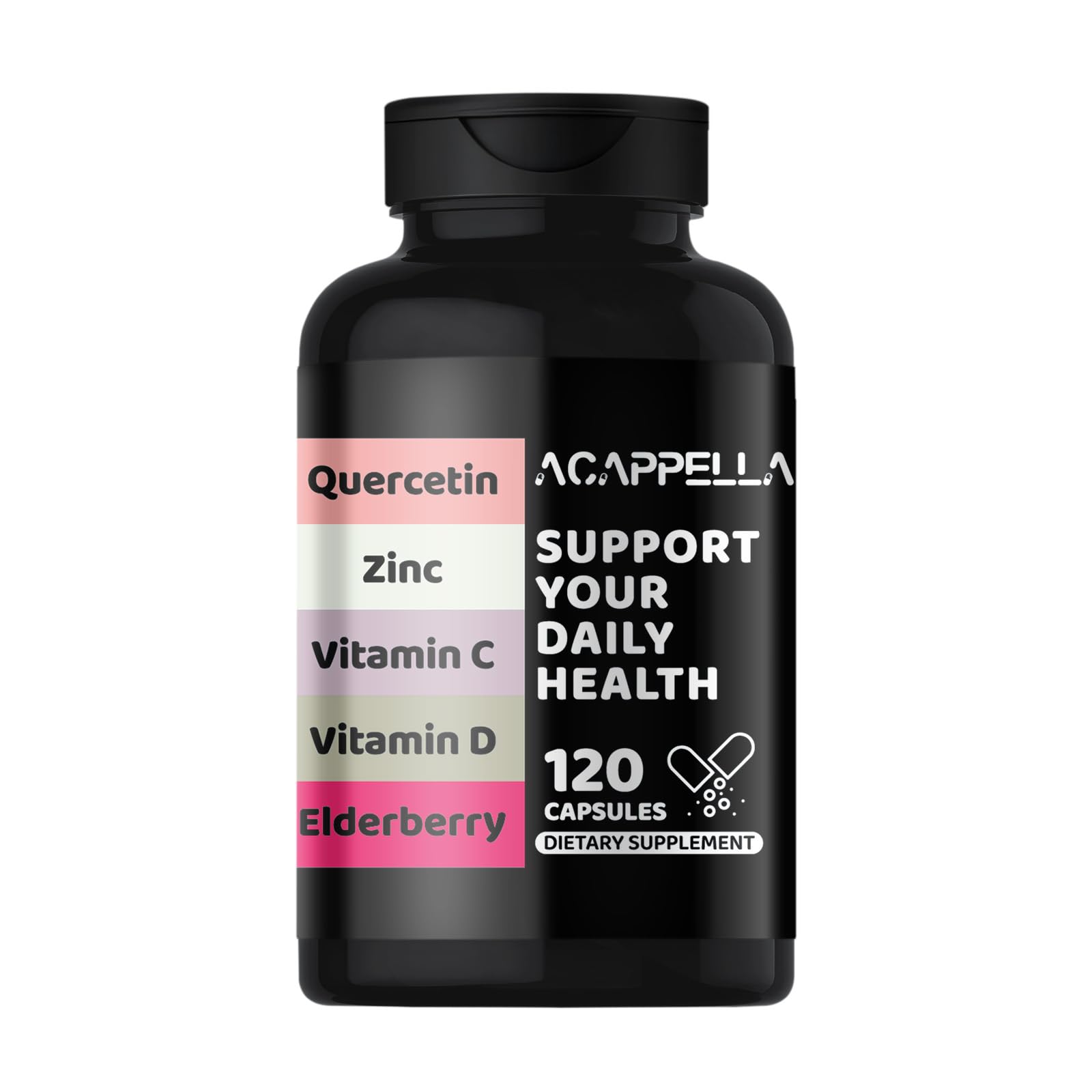 Cápsulas de Quercetina y Zinc ACAPPELLA con vitaminas