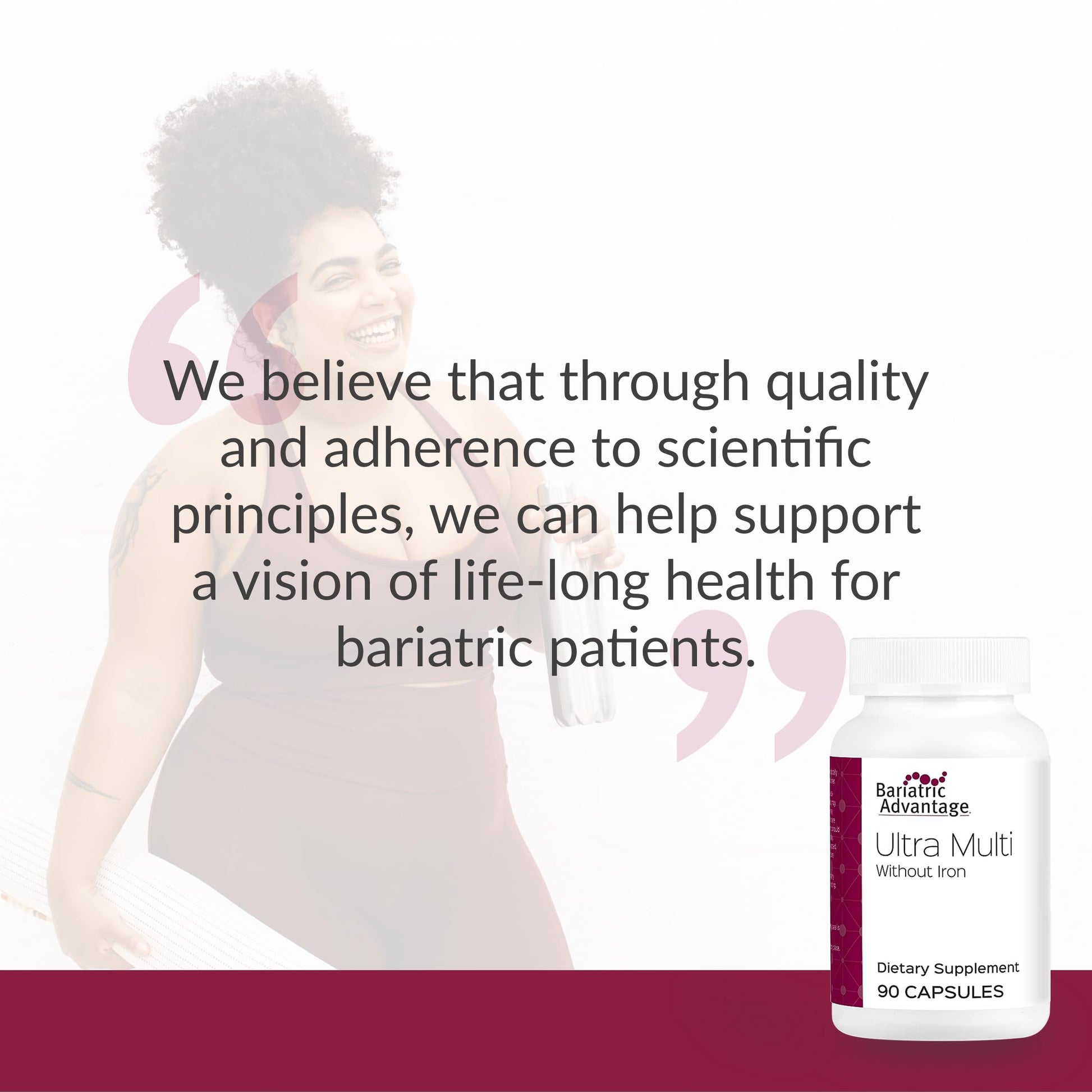 Cápsulas Sin Hierro Bariatric Advantage