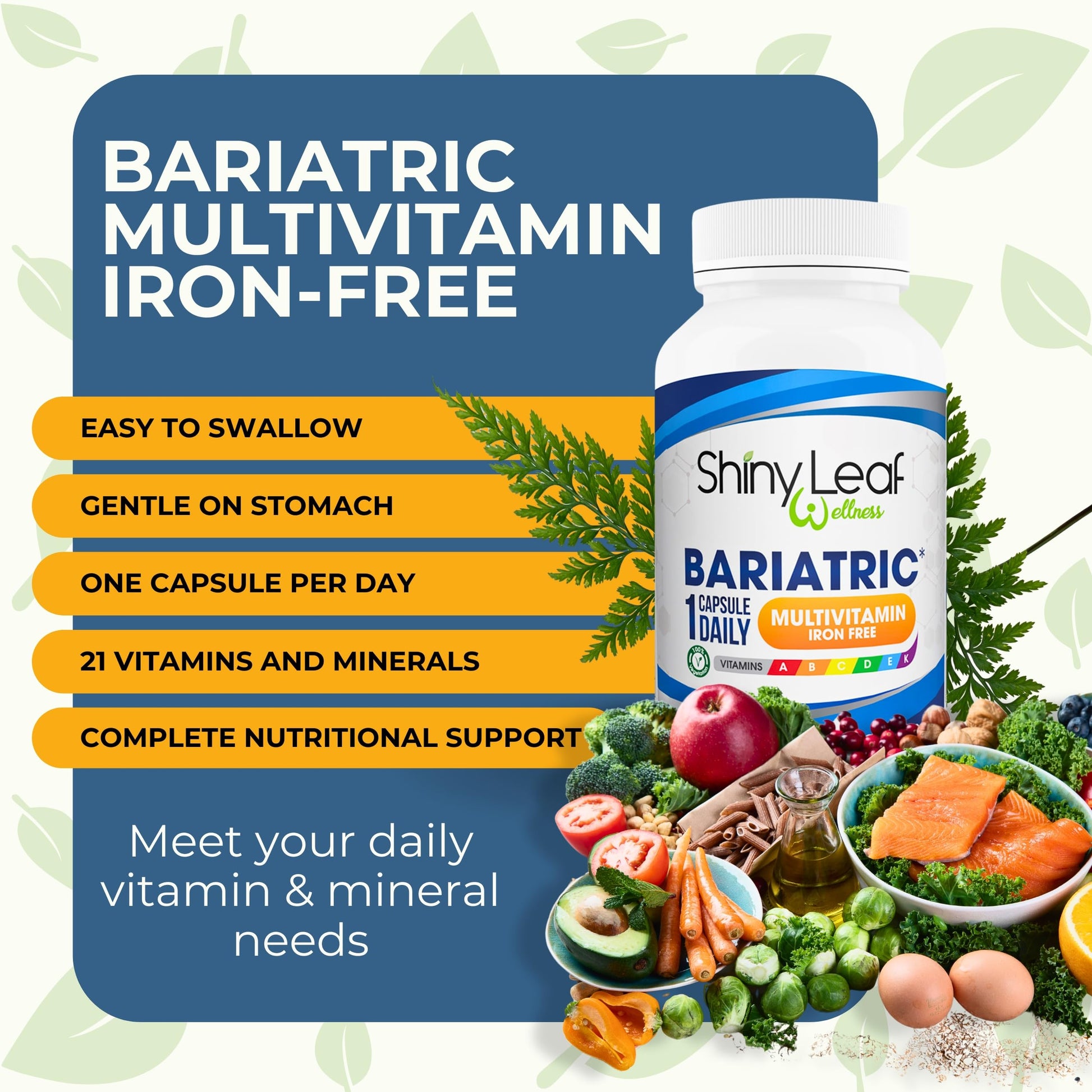 cápsulas suaves de multivitaminas para cirugía bariátrica