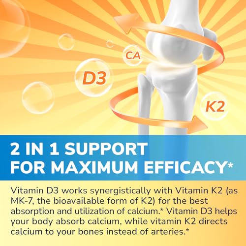 Cápsulas suaves vitamina D3 K2 Vitalibre
