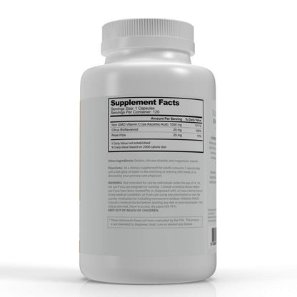 Cápsulas SummerSculpt Vitamina C con bioflavonoides y rosa mosqueta