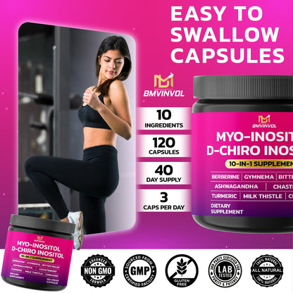 Cápsulas suplemento balance hormonal BMVINVOL