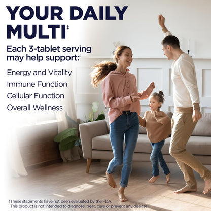 Cápsulas de suplemento KAL Energy Multivitamin