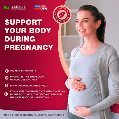 Cápsulas suplementarias healblend para salud femenina