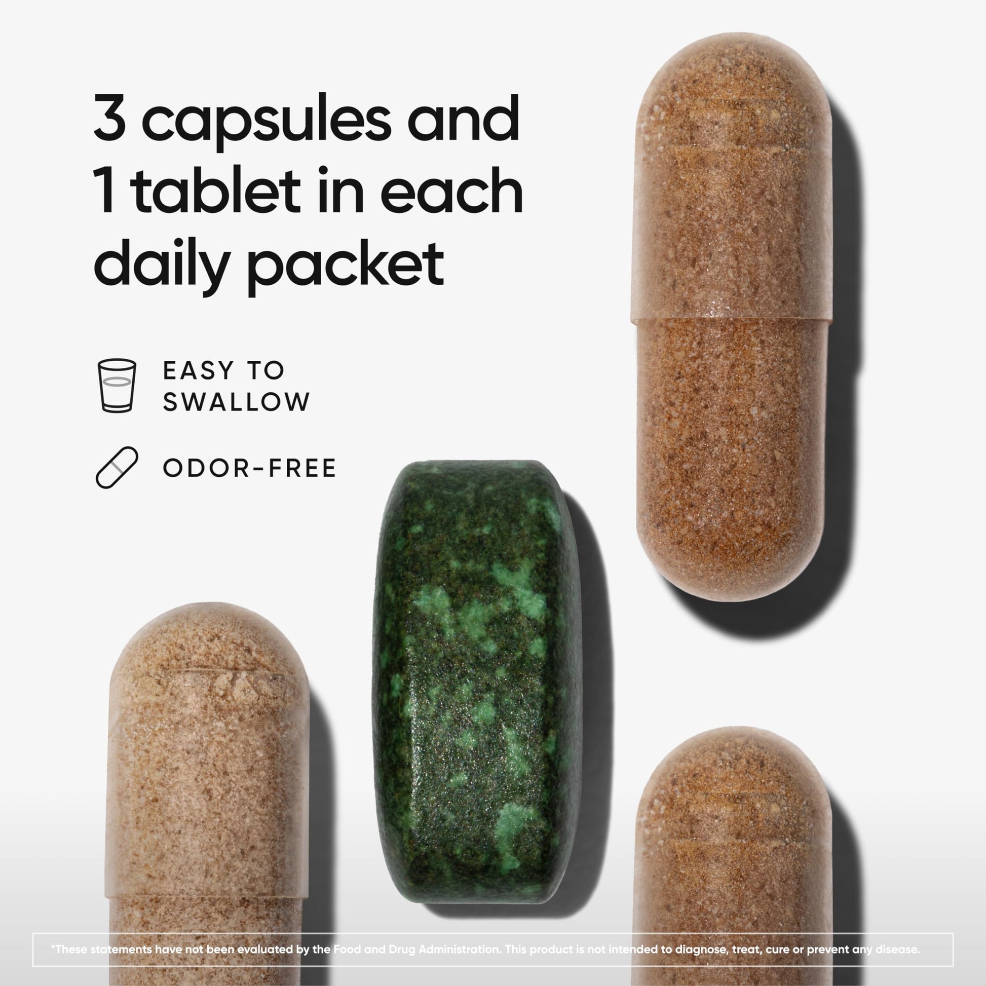 Cápsulas y tabletas multivitamínicas meOrigin para hombres