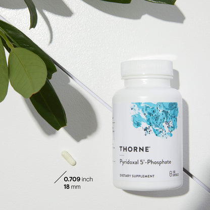Cápsulas THORNE piridoxina vitamina b6