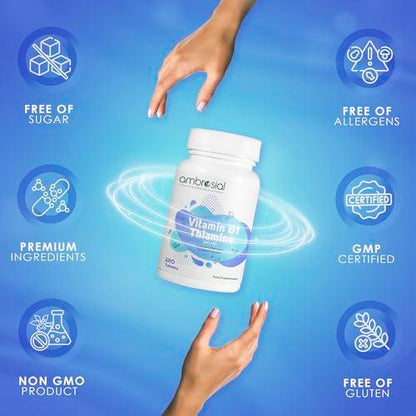 Cápsulas de tiamina 100mg Ambrosial