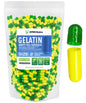 Cápsulas vacías gelatina verde amarillo XPRS Nutra
