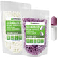 Cápsulas vacías veganas XPRS Nutra tamaño 00 en lavanda y blanco